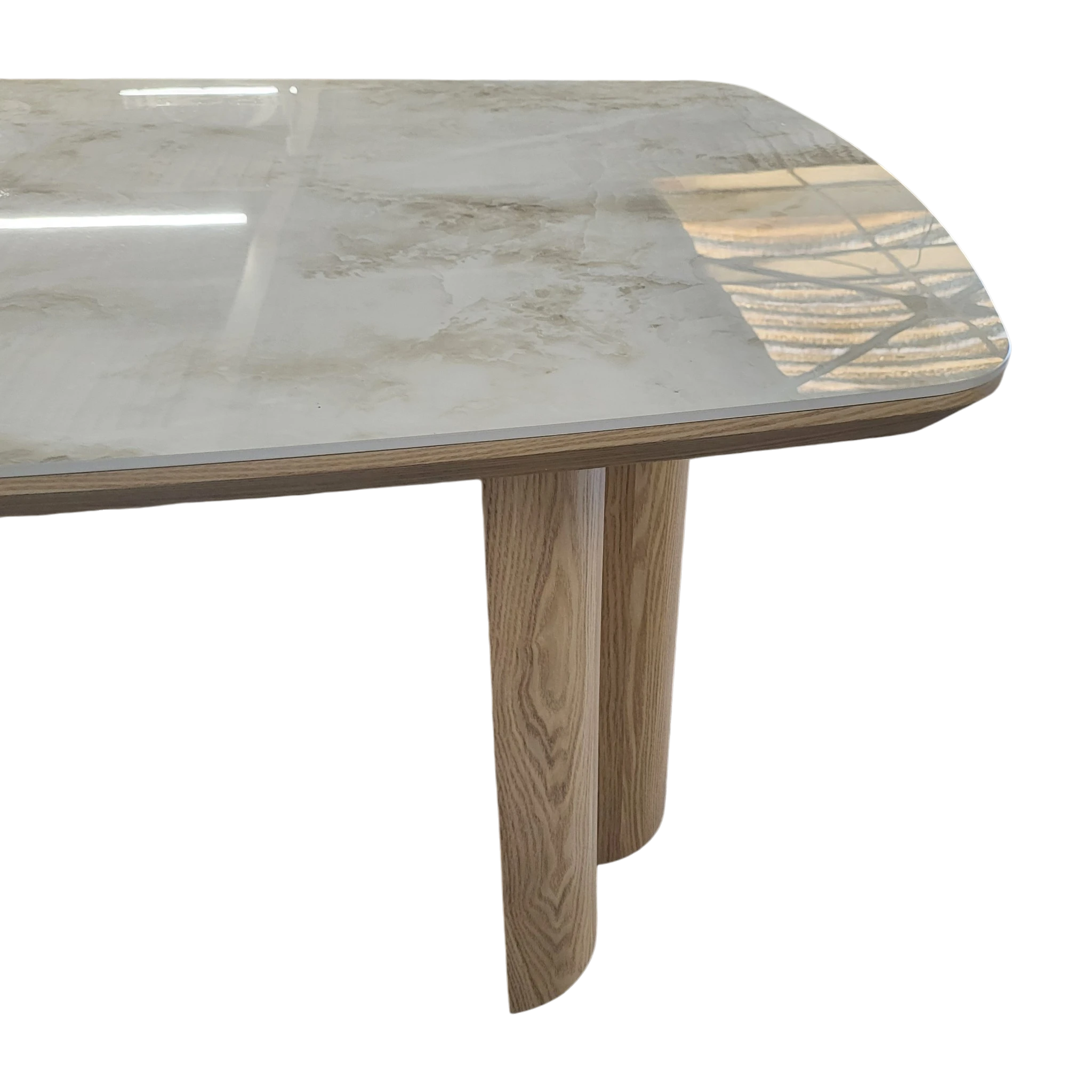 Table à manger TRINITY en bois de hêtre REF 207