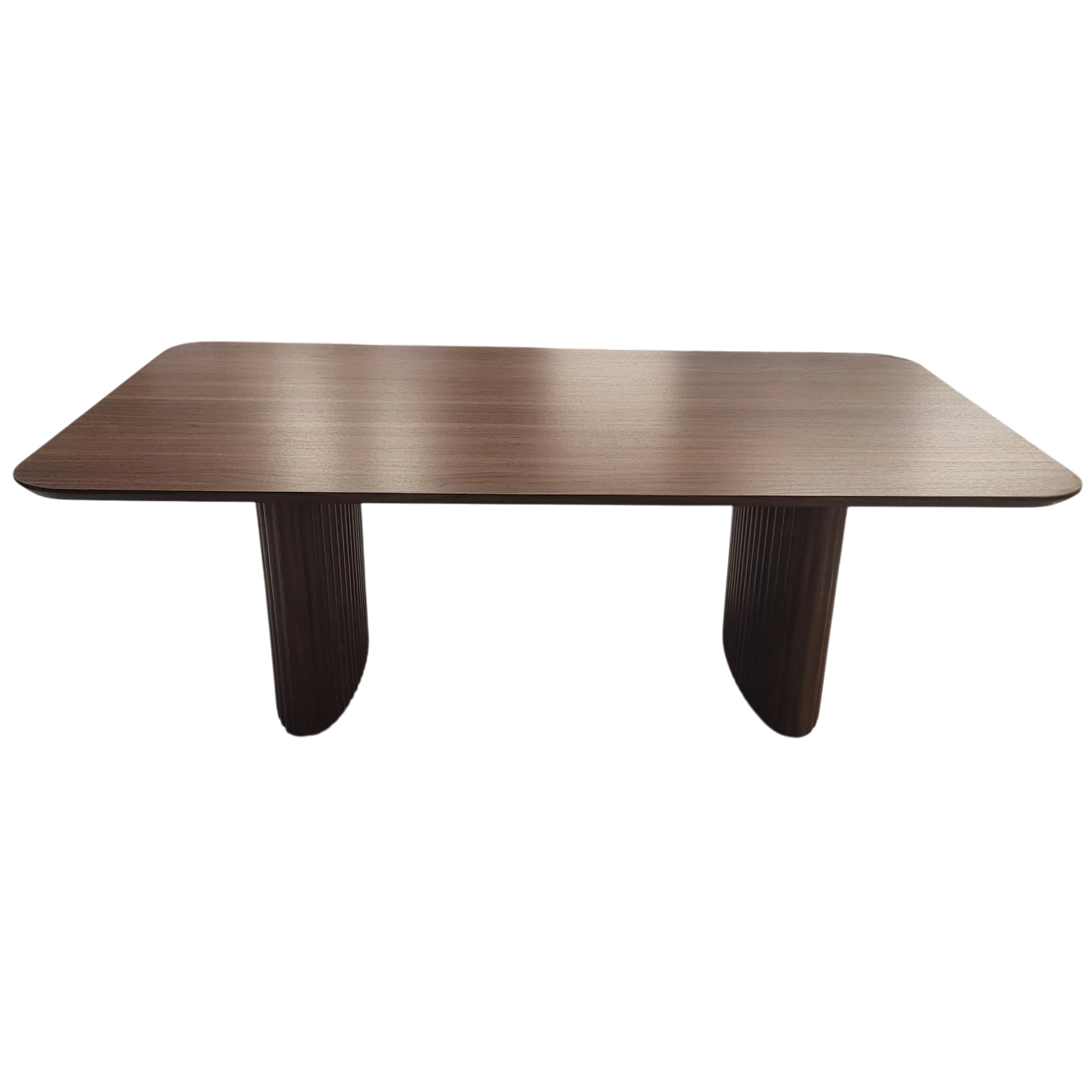 Table basse LUNA noyer - Pieds noyer REF 1012