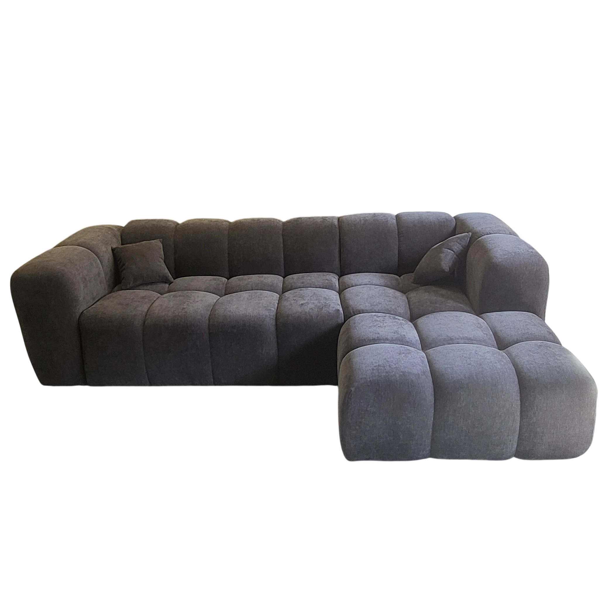 Canapé MONET L sleep - Tissu gris anthracite - Flow 2 (SIC)
