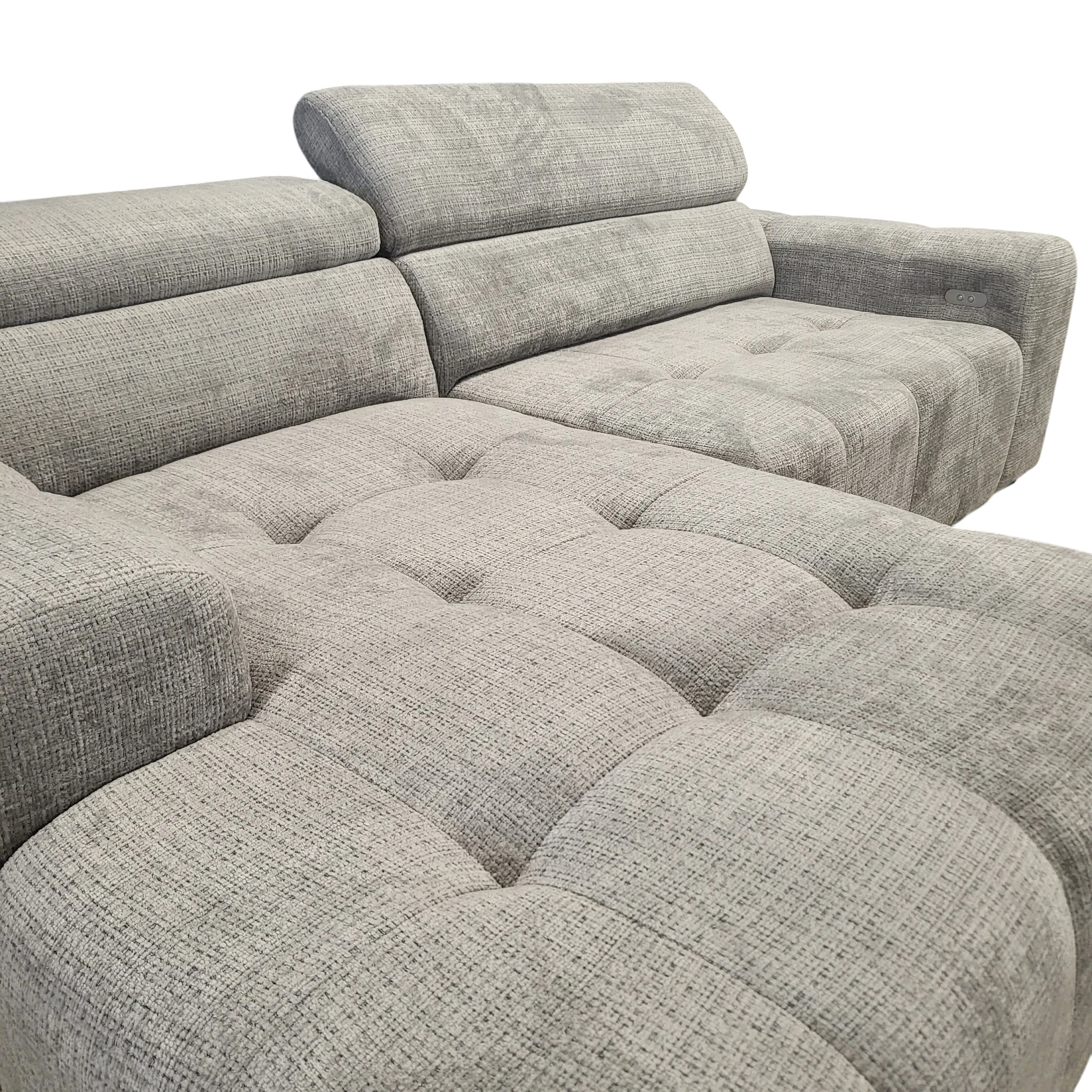 Canapé convertible électrique ZONDA L - Tissu Cremona 81