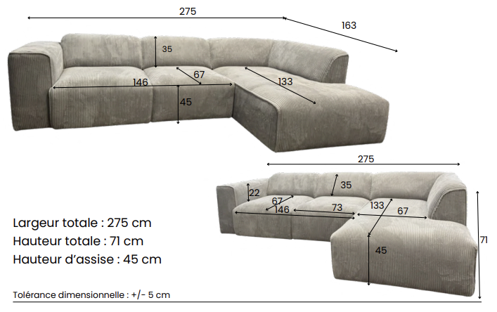 Dimensions du produit