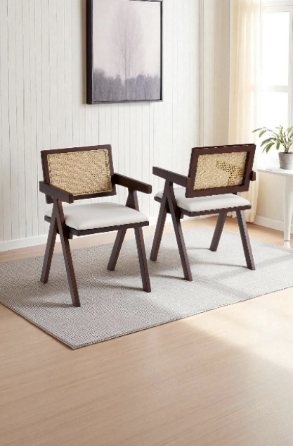 Chaise Rotina Couleur Noyer – Design Élégant et Confort Durable