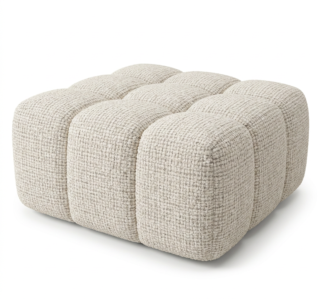 Pouf ELISE - Tissu Cremona 02