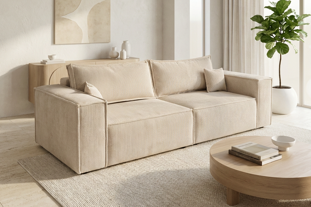 Canapé LOFT 3 places - Tissu zoom 1