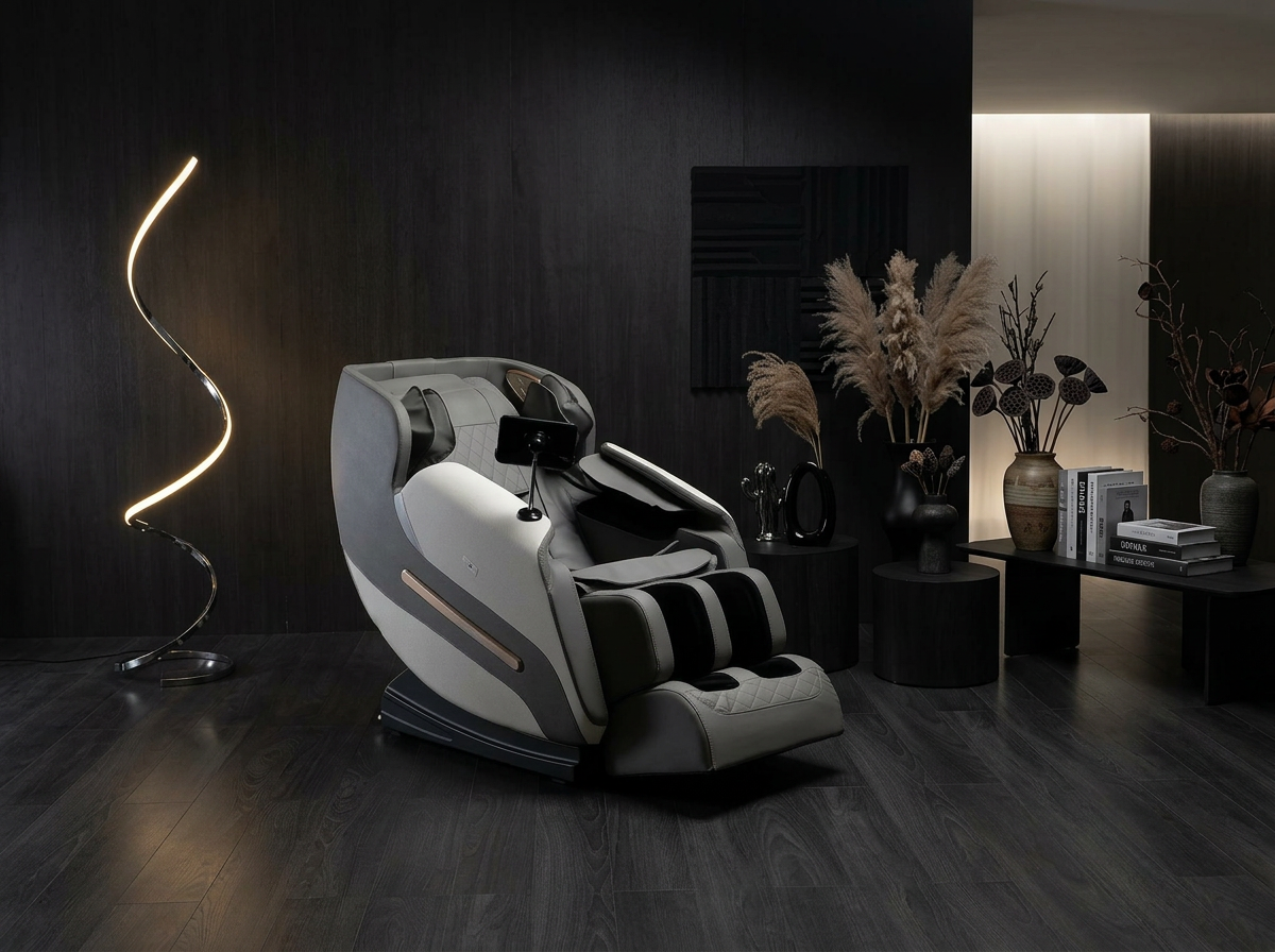 Fauteuil VX MAX simili cuir gris REF 3009