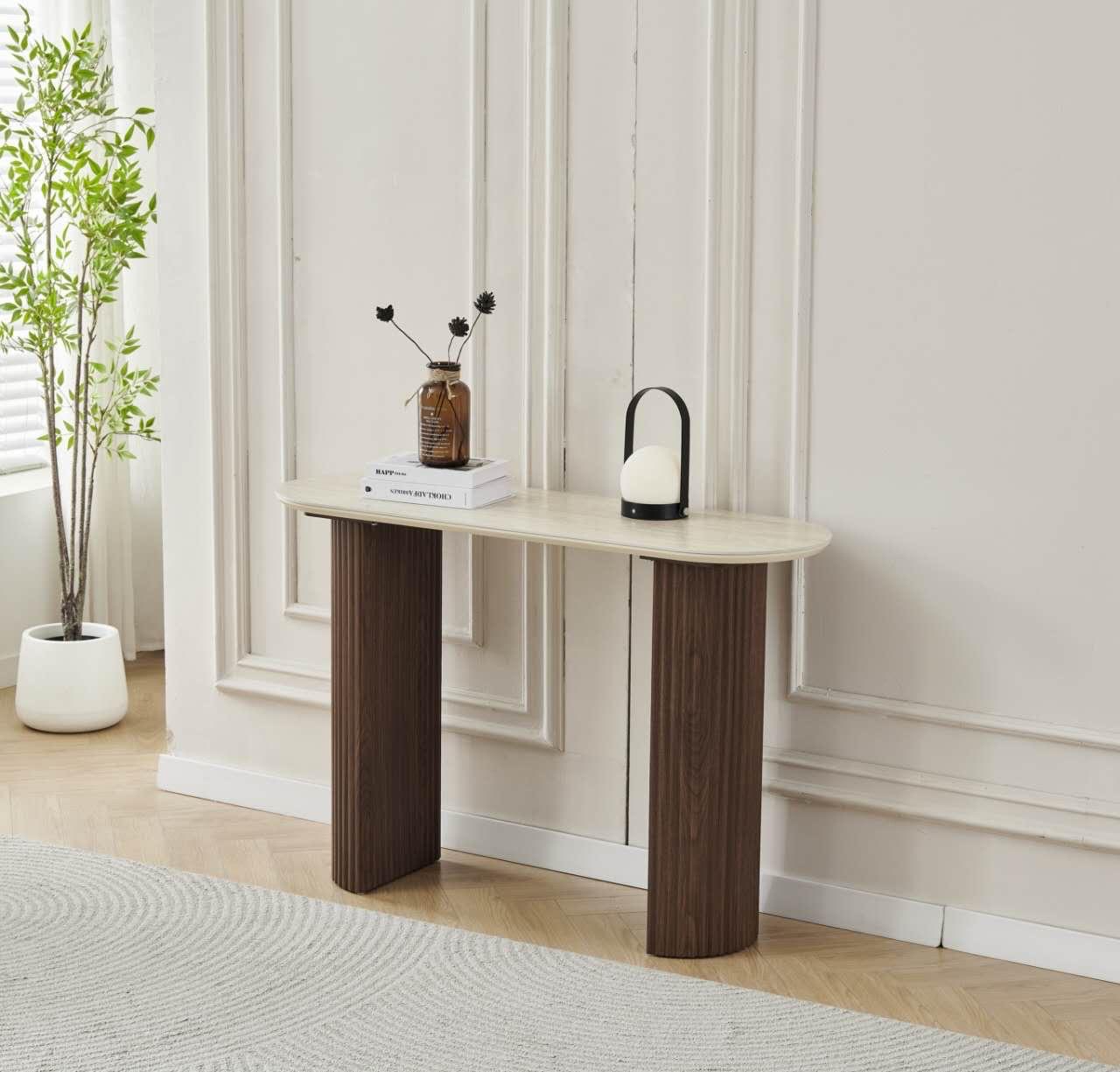 Console Céramique Calypso – Finition Bois Foncé