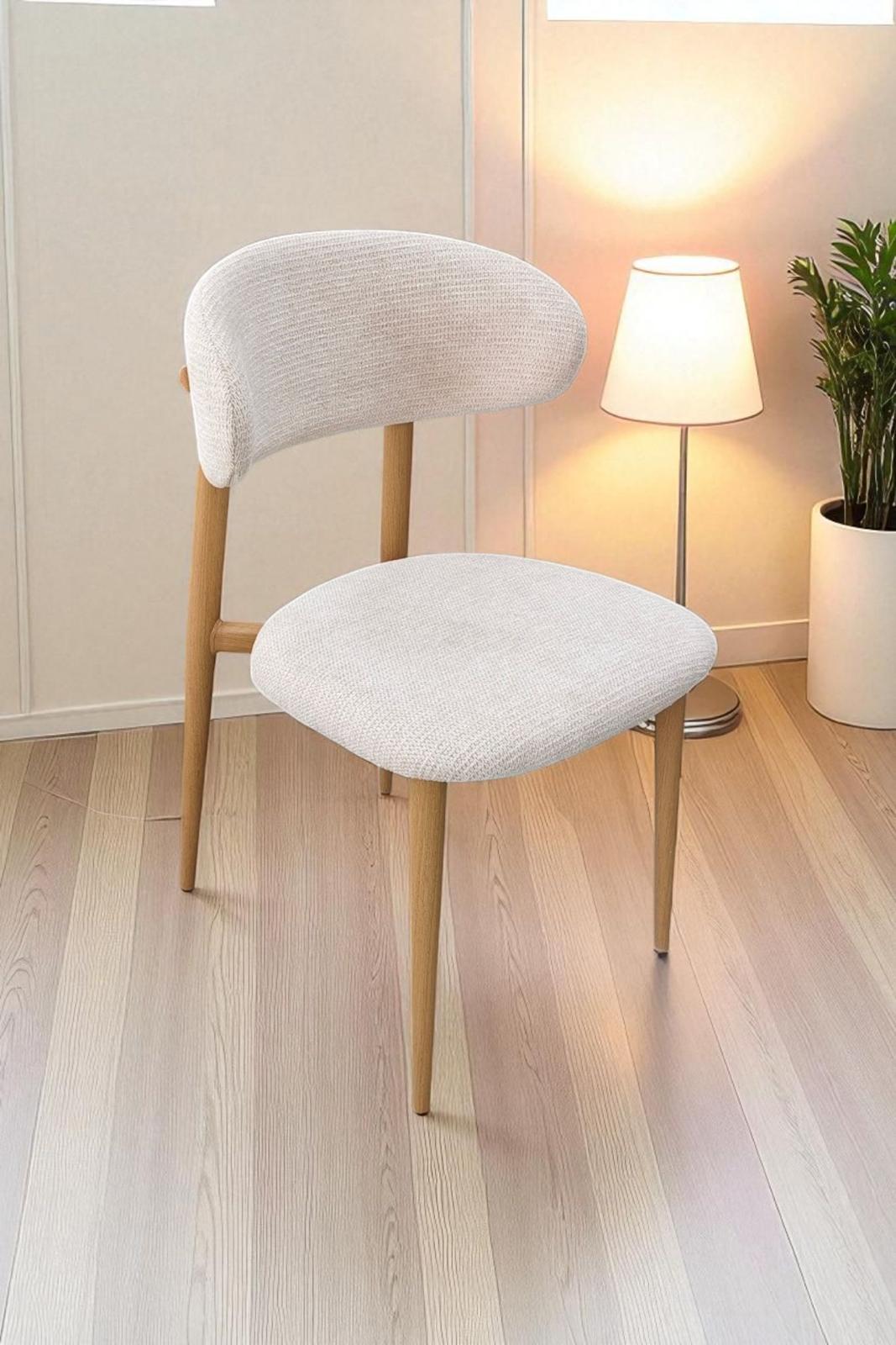 CHAISE BOHÈME CHENILLE BEIGE SKU 51