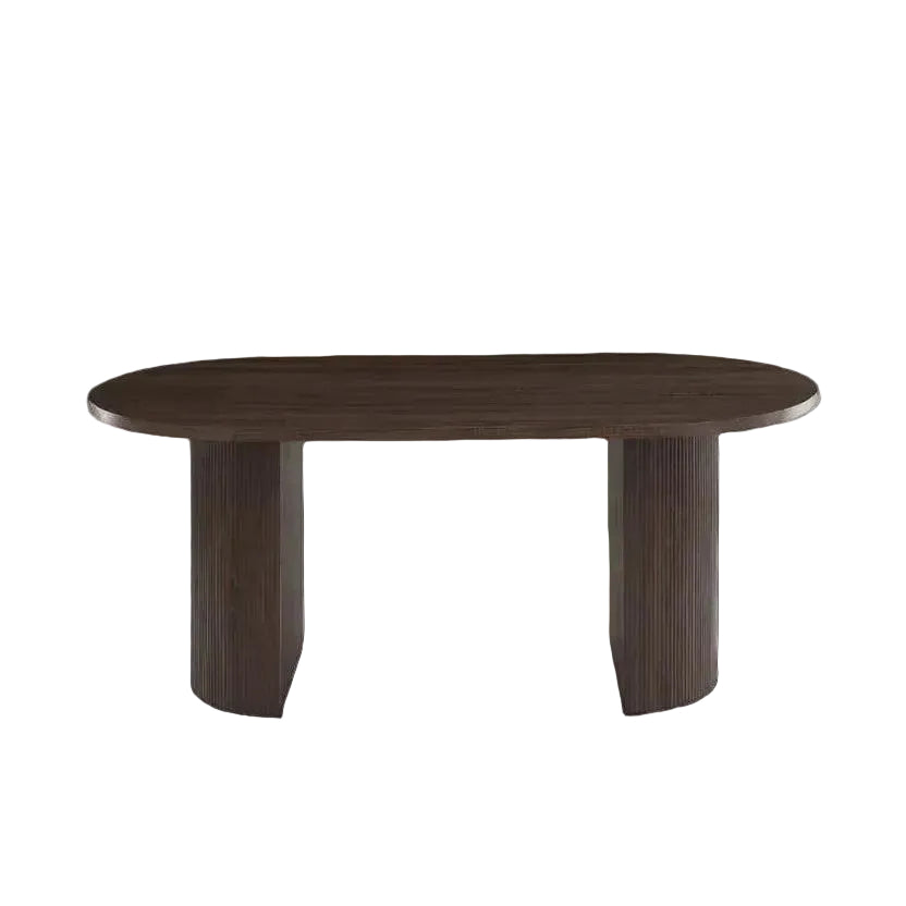 Table à manger New Anna – Effet noyer REF 126.