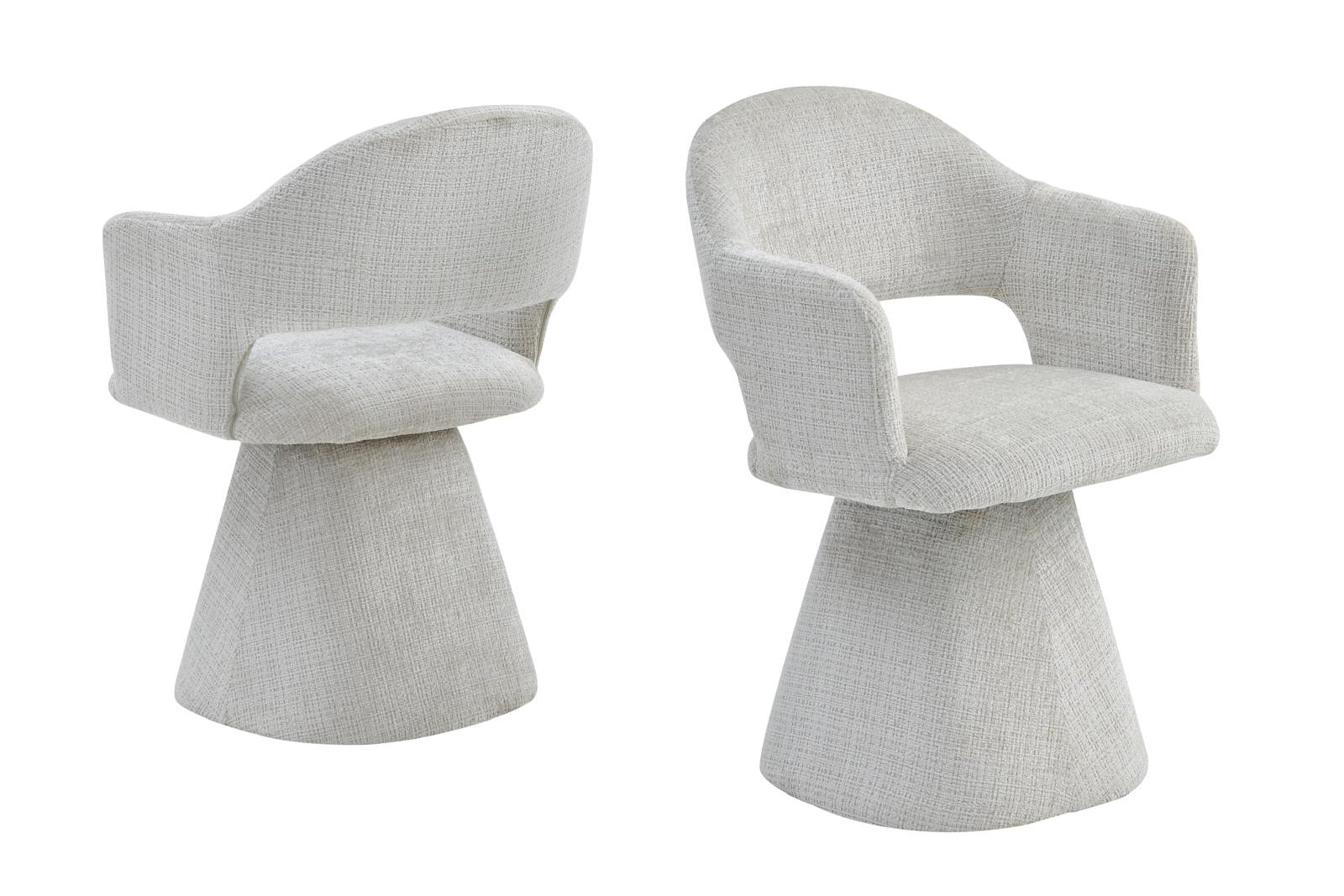 Chaise pivotante VALENTINA – Tissu Cremona Beige sku 90