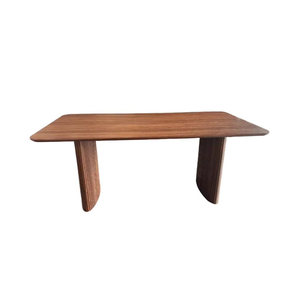 Table à manger Luna noyer rectangle 180 pied noyer - REF 1011