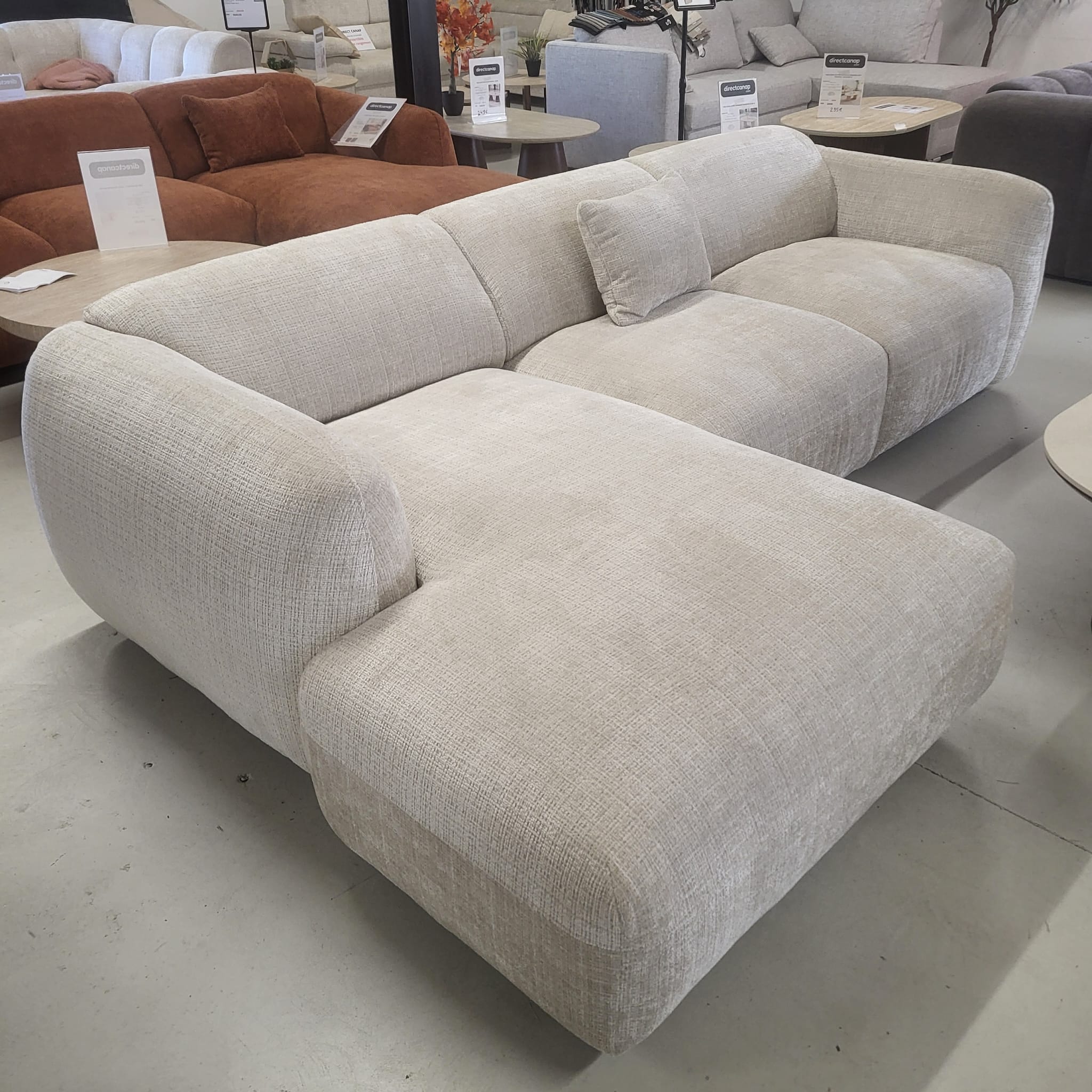 Canapé CLOUD convertible électrique - Tissu Cremona 02
