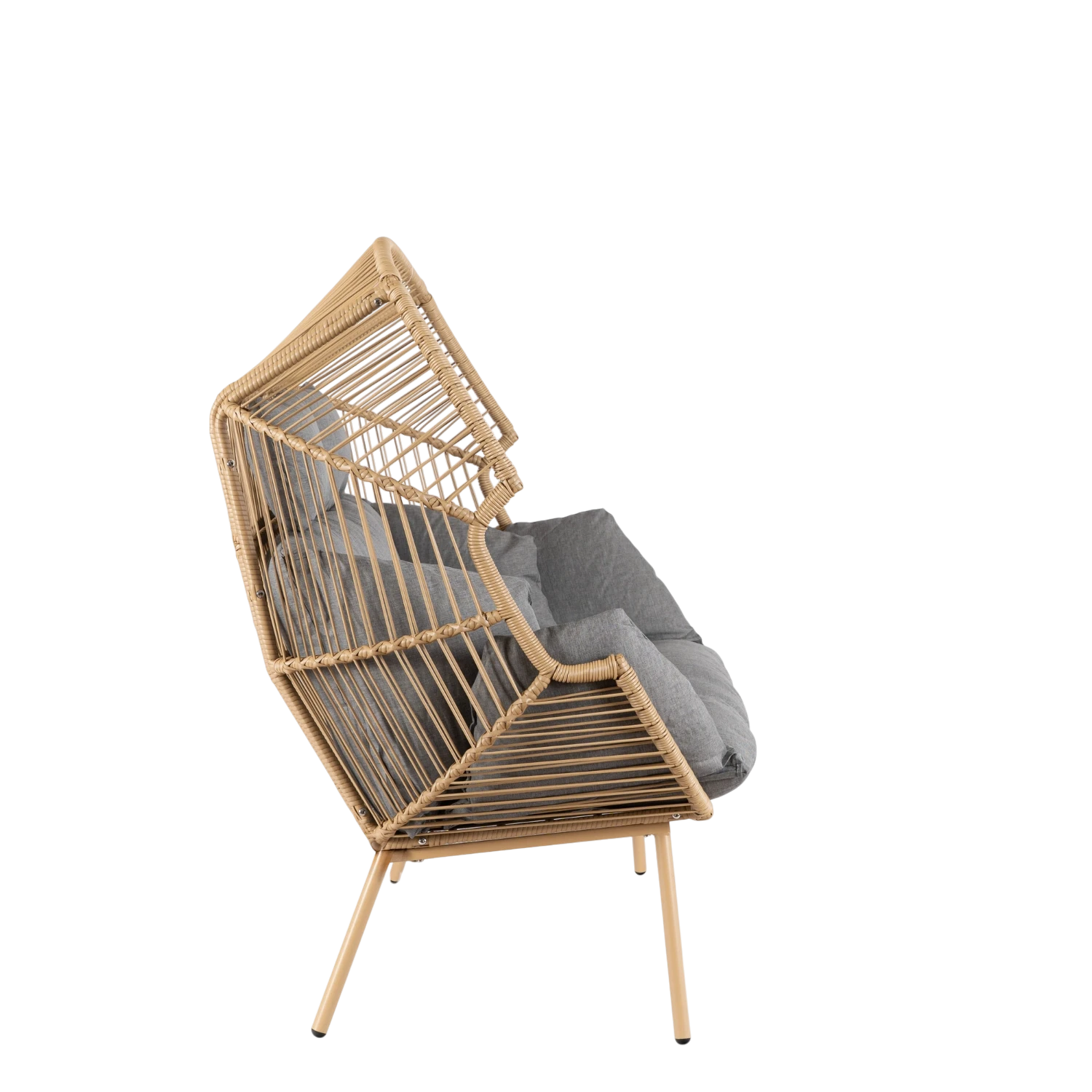KORYNT Fauteuil de détente gris REF 3037