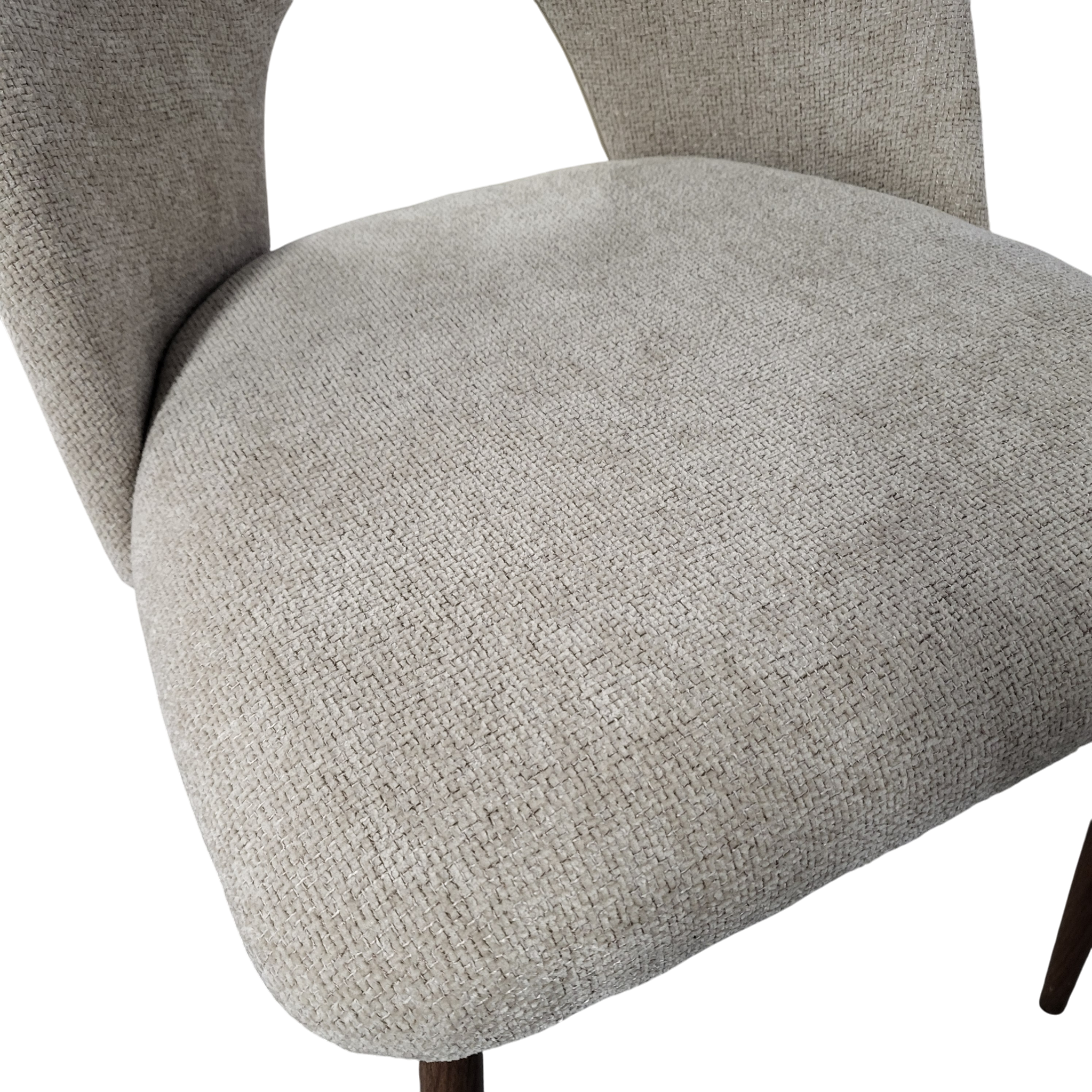 Assise Teddy marron glacé - détail du siège