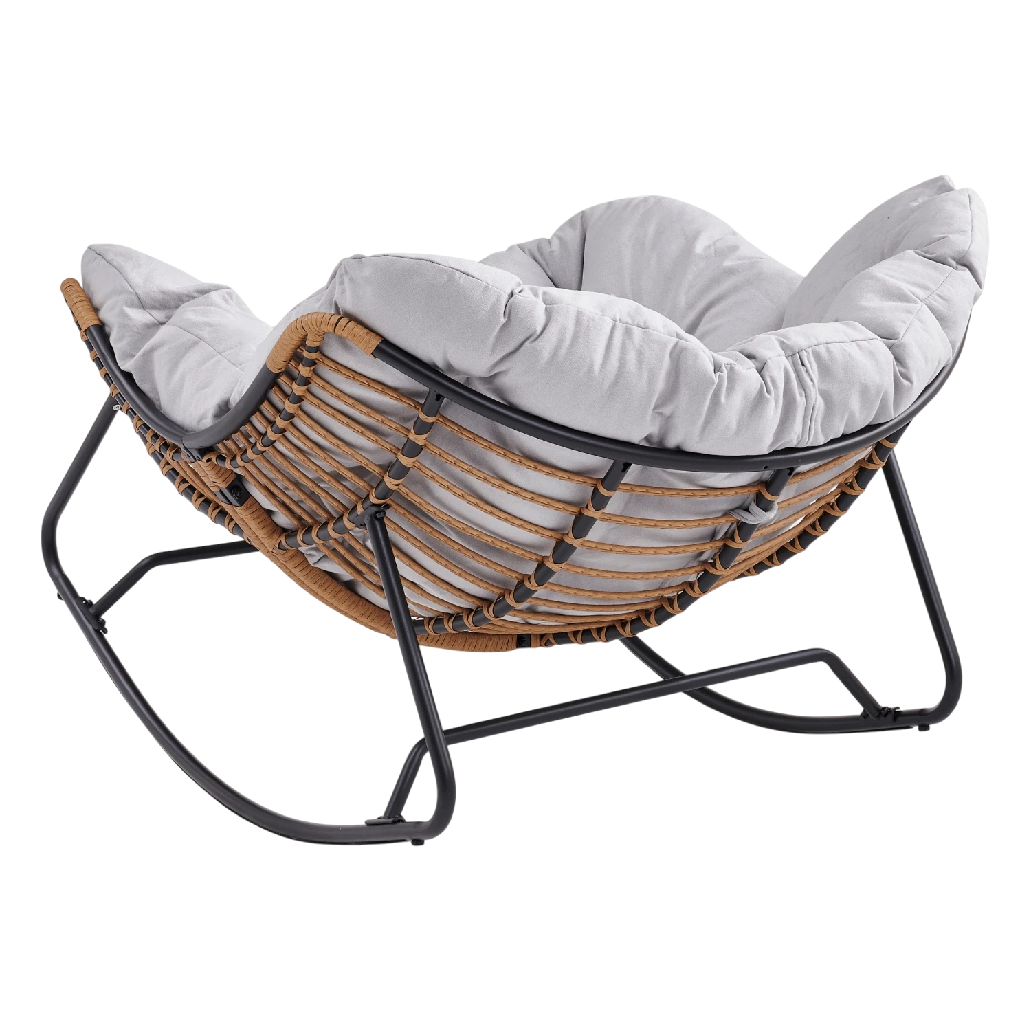 Fauteuil de détente gris ELTON REF 3049