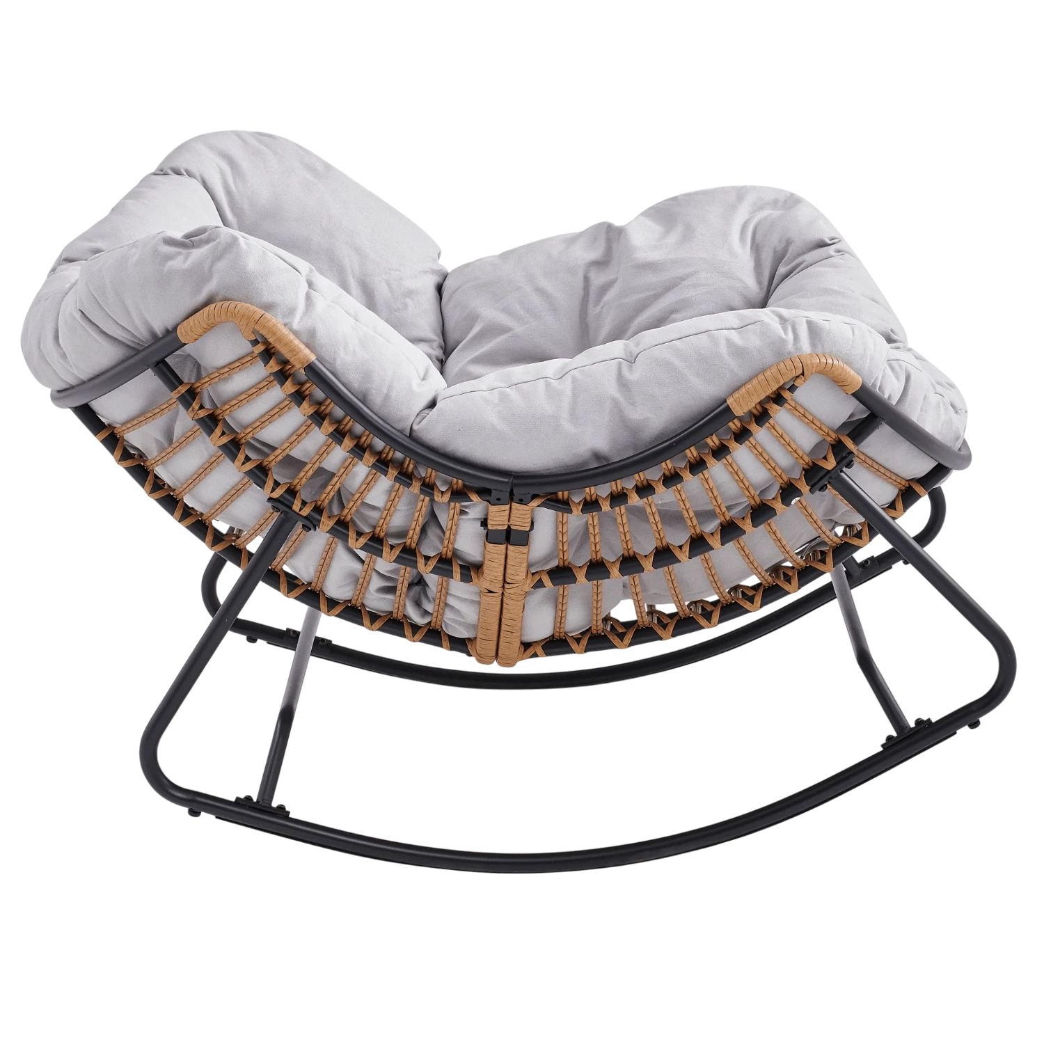 Fauteuil de détente gris ELTON REF 3049