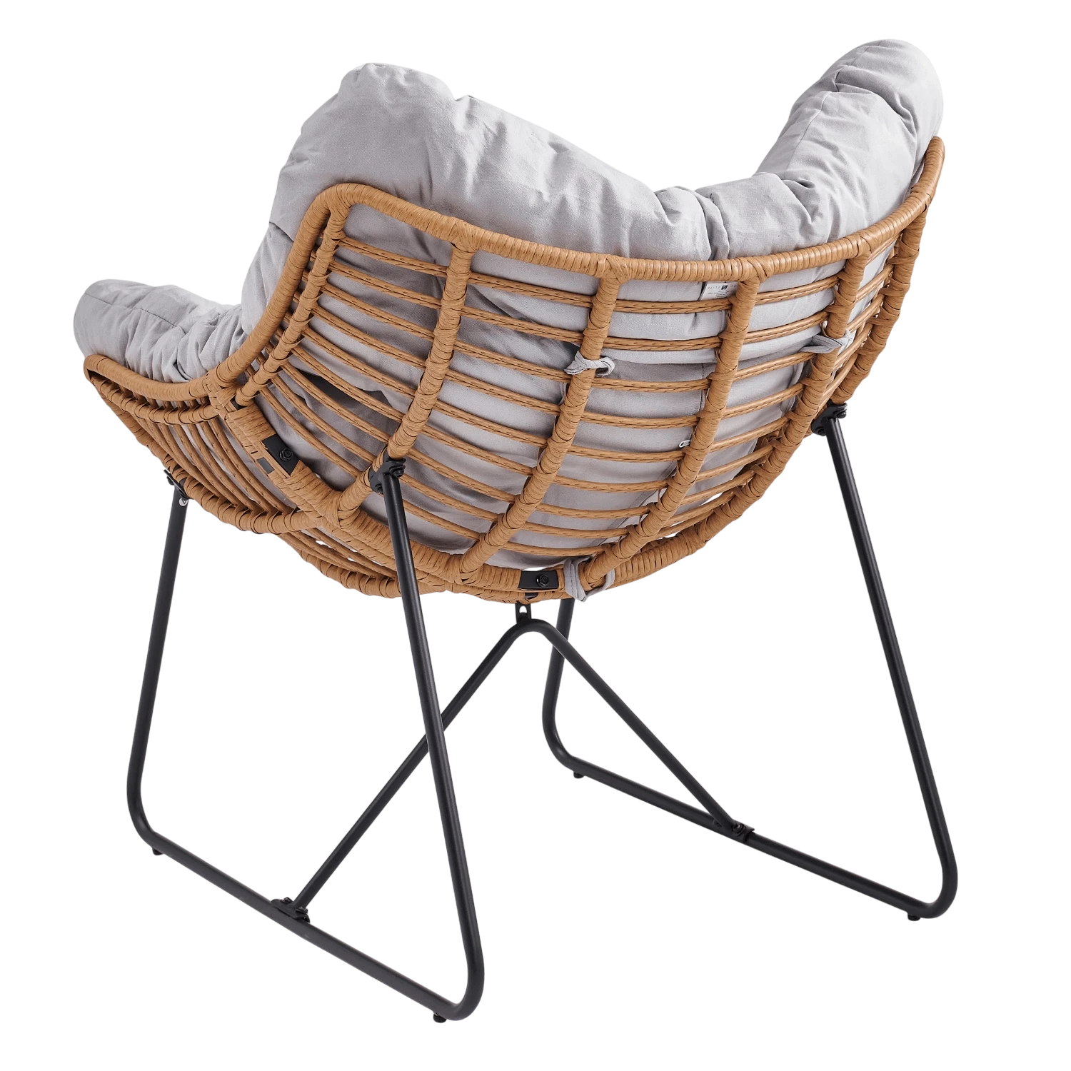 Fauteuil de détente gris FINN REF 3023