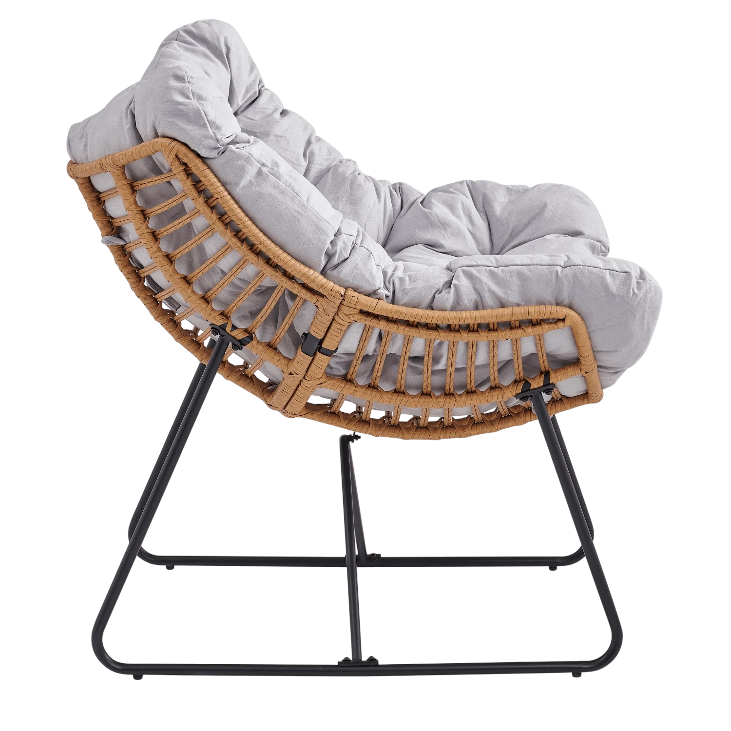 Fauteuil de détente gris FINN REF 3023