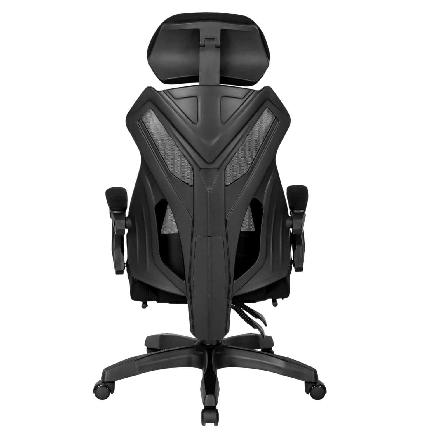 Fauteuil gaming pivotant MAXIMO noir avec repose-pieds REF 3012