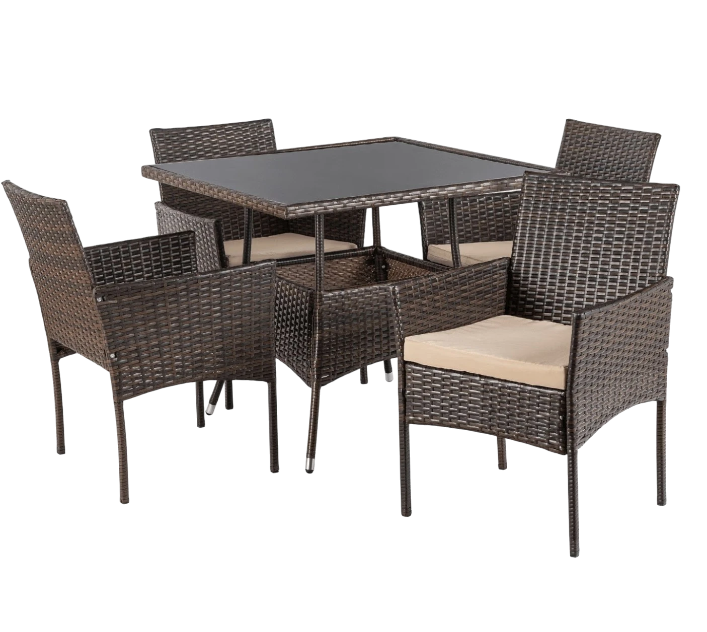 Ensemble de meubles MORADO en rotin marron REF 3040
