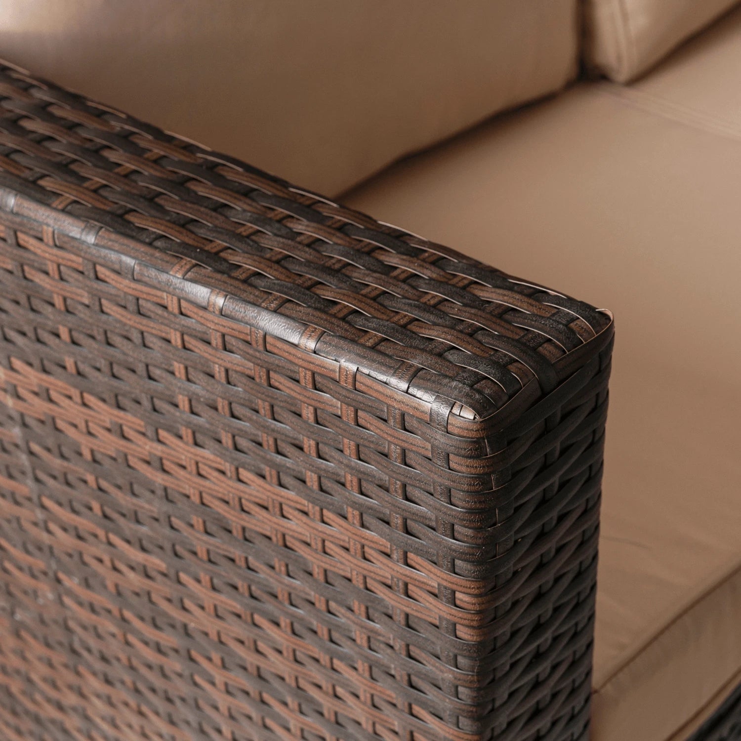Ensemble de meubles NERO en rotin marron REF 3039