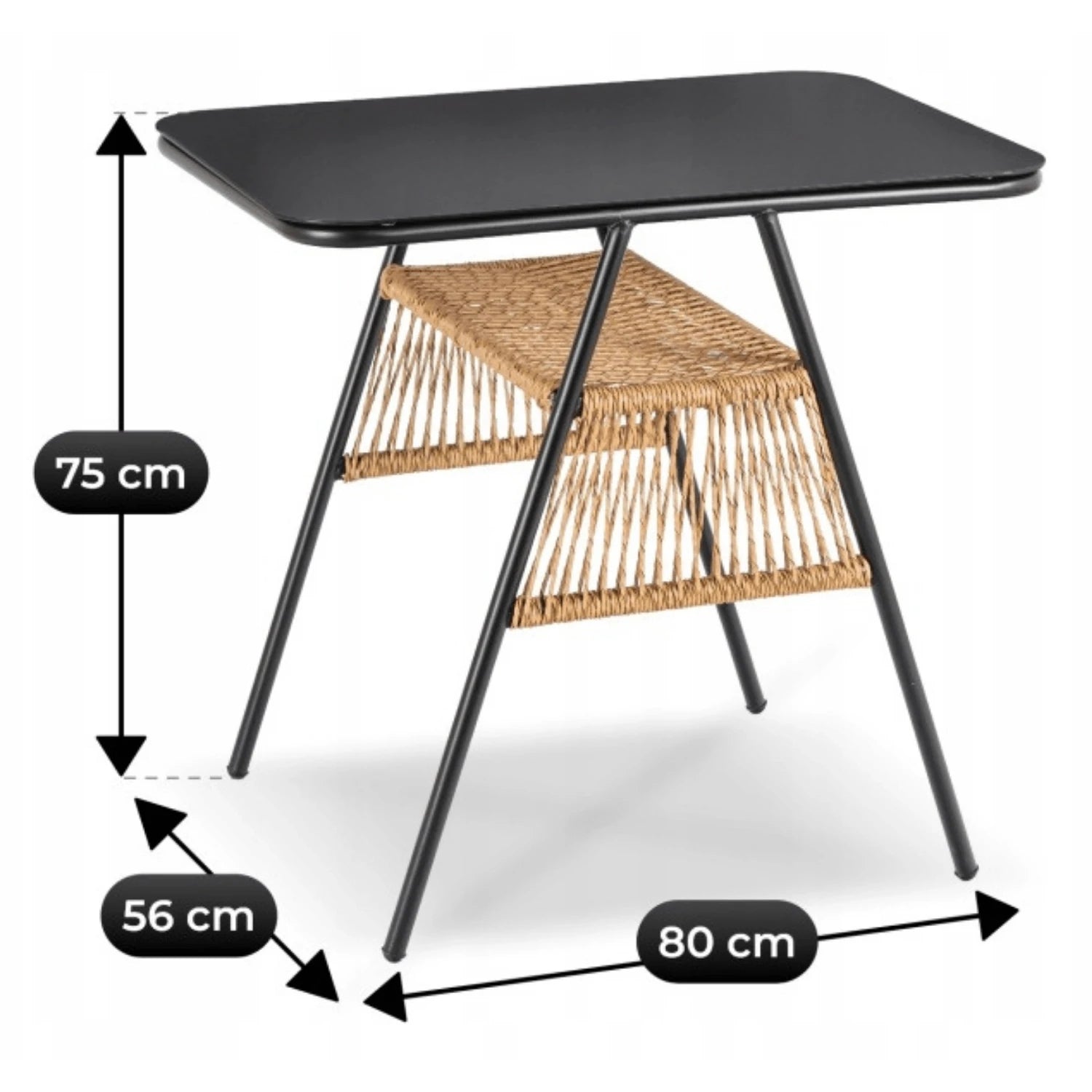 Ensemble de meubles TRIANA en rotin marron REF 3024