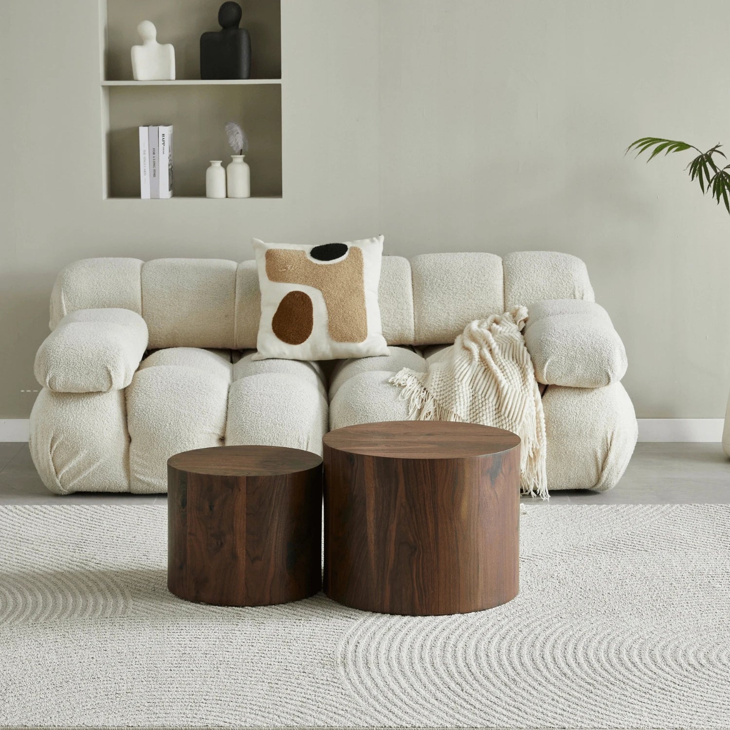 Tables basses LEILA noyer REF 3018